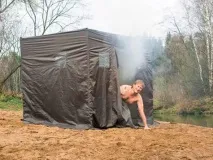 Похідна лазня своїми руками каміння
