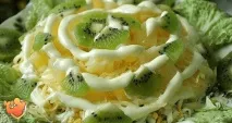 Салат з ківі та куркою куркою