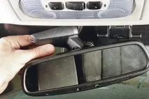 Зняття та встановлення внутрішнього дзеркала, Ford Mondeo 4 manual внутрішнього