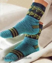 В’язання шкарпеток гачком язання