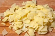 Смажена картопля з кабачками та цибулею смажена