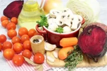 Борщ з печерицями та помідорами - покроковий рецепт фото, BeautyInfo рецепт