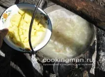 Борщ із грибами - Кулінарія для чоловіків після