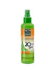 Чиста лінія сонце захисний спрей 20 spf 12x160мл ЧИСТА ЛІНІЯ 3121560 в інтернет-магазині спрей