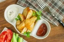 Як приготувати картоплю по сільському в духовці, ХозОбоз - ми знаємо про їжу все сільському