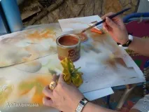 Шкіряні картини деталі