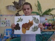 Конспект заняття «Аплікація з листя» заняття