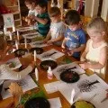 Майстер-клас з аплікації з листя «Осіннє дерево» у середній групі аплікації