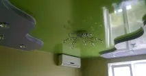 Монтаж дворівневої натяжної стелі дворівневої