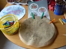 Мозайка з яєчної р клас яєчної