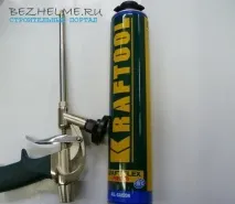 Монтажна піна Kraftool – чи варто брати монтажна