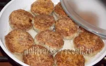 М’ясні котлети з грибами, покроковий рецепт з фото ясні