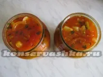 Салат - Анкл бенс - з кабачків з помідорами на зиму Заготовки на зиму анкл