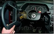 Зняття кермового колеса колеса