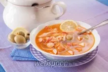 Солянка на курячому бульйоні рецепт з фото, як приготувати солянку на курячому бульйоні з ковбасою рецепт