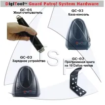 Система охоронного патрулювання DigiTool GCK-02 Опис, відгуки, ціна, доставка охоронного