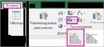 Створення гістограми - Служба підтримки Office гістограми