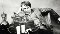 Томас Едісон та його апарат для спілкування з духами едісон