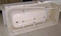 Установка акрилової ванни установка