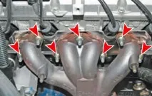 Вихлопна система (система випуску газів, що відпрацювали) Renault Logan випуску