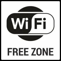Знак на плівці Wi-Fi free, Багатоформатна друкарня Процвіт wi-fi