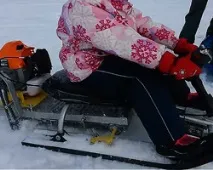 Дитячий снігохід своїми руками можна
