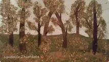 Флористика - Осінній пейзаж, Країна Майстрів. флористика