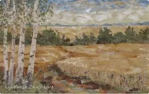 Флористика - Осінній пейзаж, Країна Майстрів. флористика