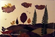 Флористика - Осінній пейзаж, Країна Майстрів. пейзаж