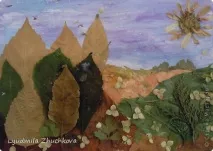 Флористика - Осінній пейзаж, Країна Майстрів. осінній