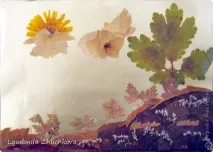 Флористика - Осінній пейзаж, Країна Майстрів. осінній