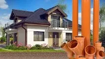 Глибина закладання каналізаційних труб - прокладання в приватному будинку труб