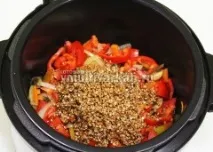 Гречка з овочами в мультиварці пісний рецепт з печерицями, Готуємо в мультиварках гречка
