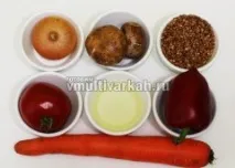 Гречка з овочами в мультиварці пісний рецепт з печерицями, Готуємо в мультиварках гречка