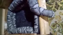 Як зробити лежанку для кішки з обрізків повсті – Ярмарок Майстрів повсті
