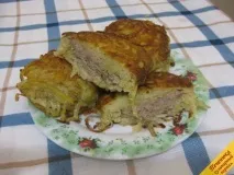 Картопляні зрази з м’ясом (покроковий рецепт з фото) зрази