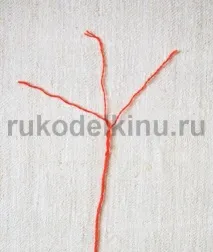 Гарне покривало з клаптиків нитку