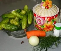 Маринованіогірки з морквою на зиму - покроковий рецепт з фото на зиму