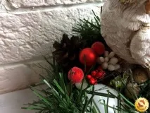 Новорічна композиція своїми руками для дитячого садка майстер клас з фото новорічна