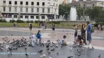 Площа Каталонії та бульвар Рамбла Рамбла