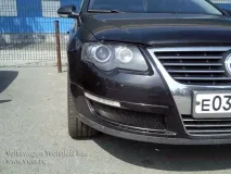 Установка ангельських вічок, зняття бампера, також сіточки в бампер на VW Passat B6 установка