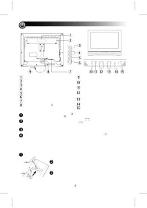 Dispozitiv și instalare TV LCD, Manual de utilizare Hyundai H-LCD2011, pagina 4