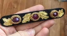Вишиваємо канітеллю та бісером шпильку у слов’янському стилі – Ярмарок Майстрів янському