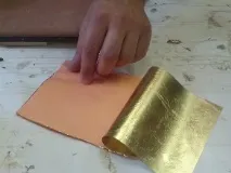 Позолота поталею декору ПВХ позолота