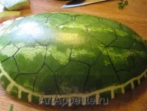 Черепаха з кавуна рецепт фруктовий салатмайстер-клас фото, ArtAppetite салатмайстер-клас