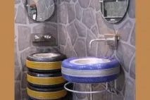 Що можна зробити із старих покришок можна