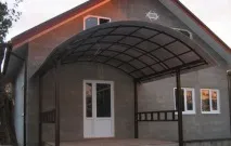 Робимо навіс ганку з полікарбонату, як правильно це зробити, поетапно ганку