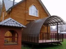 Робимо навіс ганку з полікарбонату, як правильно це зробити, поетапно ганку