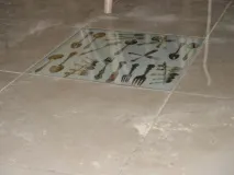 Декор підлоги своїми руками наливний декорований, плитка, фото декор