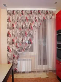 Дизайн штор для кухні сучасні ідеї та цікаві новинки на фото кухні